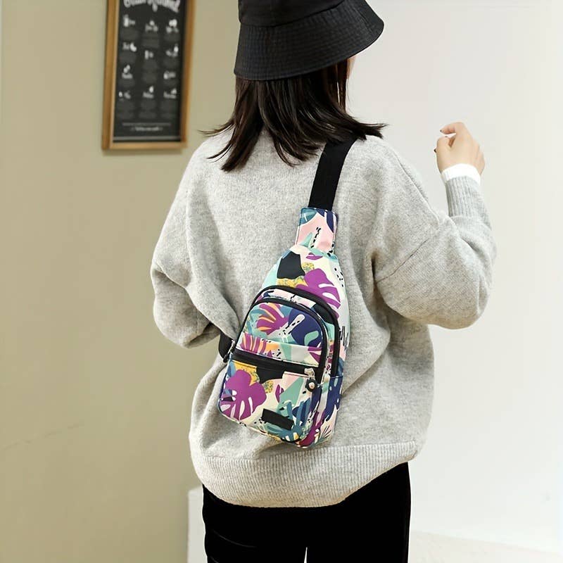 NARWEY INC - Sling Chest Bag Casual Crossbody Shoulder Waist Pack