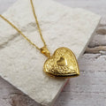 Treasure Wholesale - Open The Heart Photo Necklace