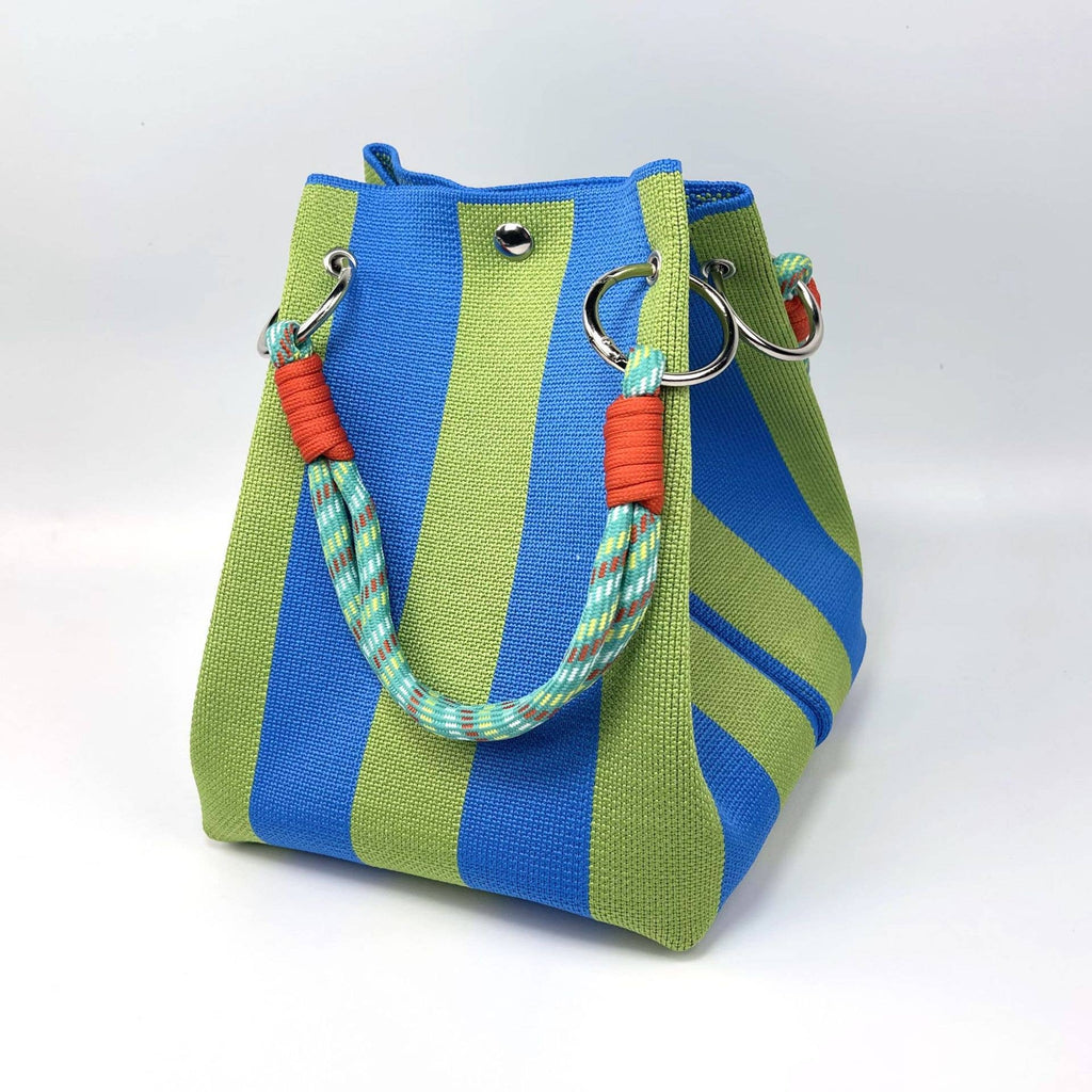 NARWEY INC - Knit Tote Women Striped Crochet Bucket Handbag Purse Shoulde
