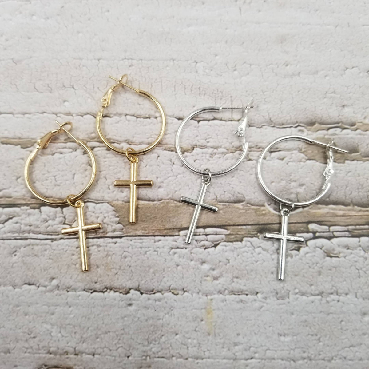 Treasure Wholesale - Cross Earring