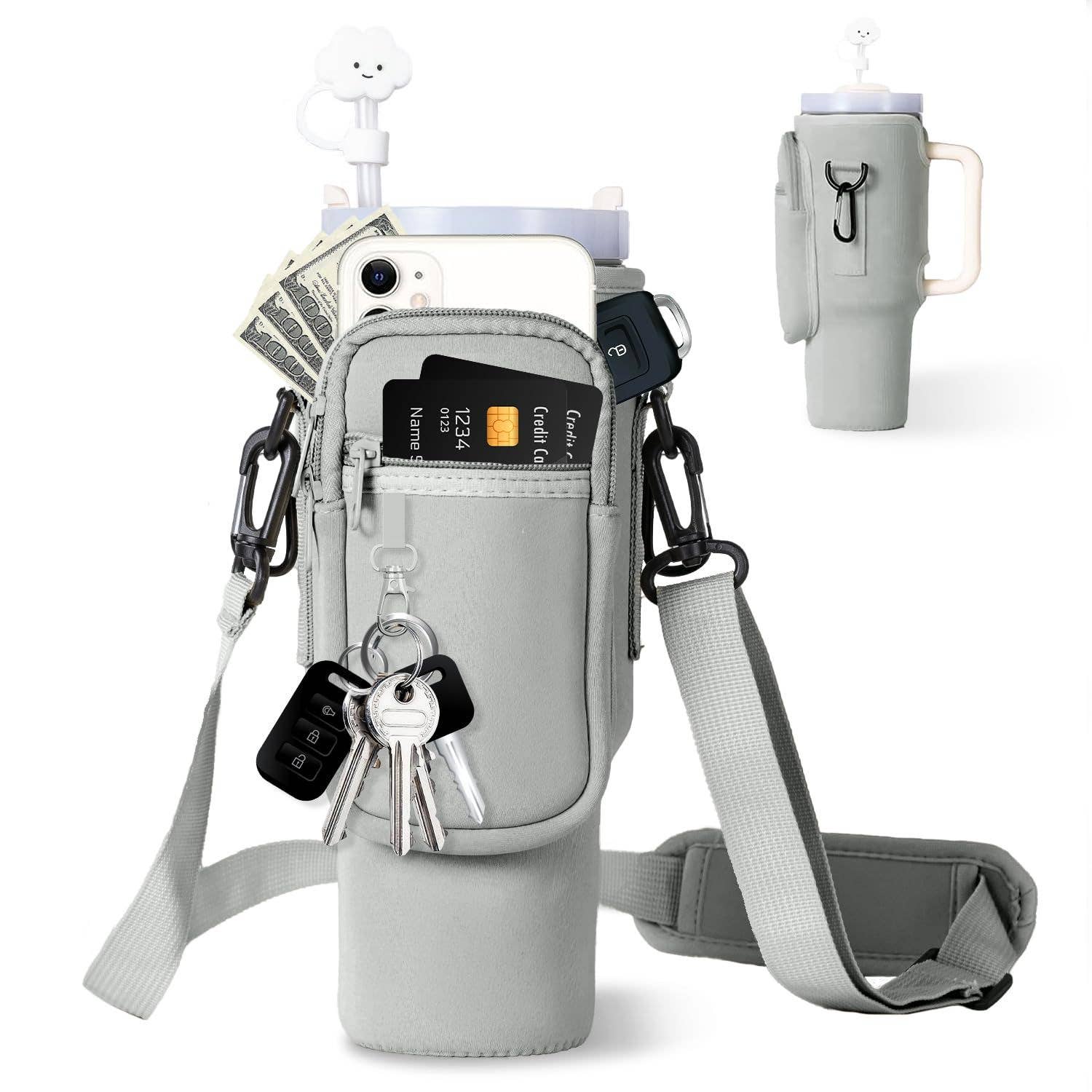 NARWEY INC - Cup Accessories Water Bottle Carrier Holder with Handle