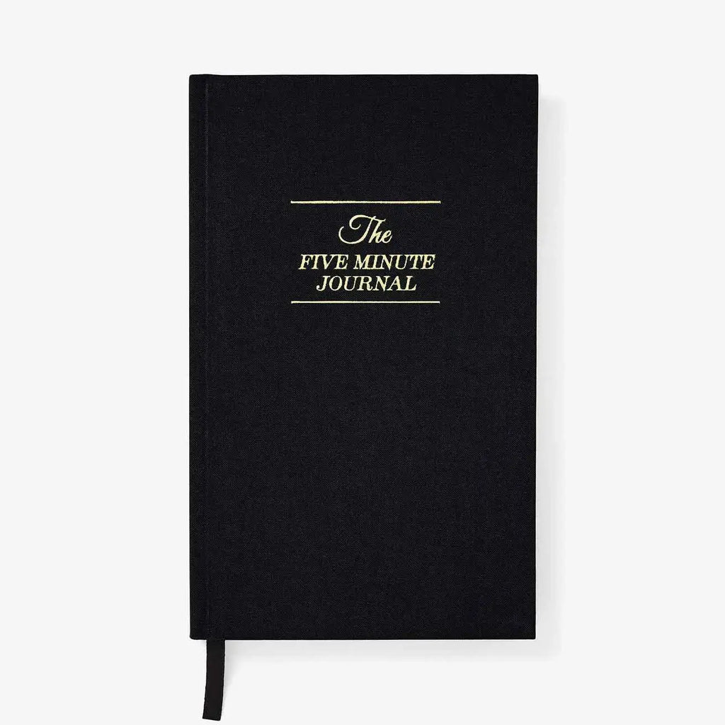 Intelligent Change - The Five Minute Journal Black - Daily Guided Gratitude