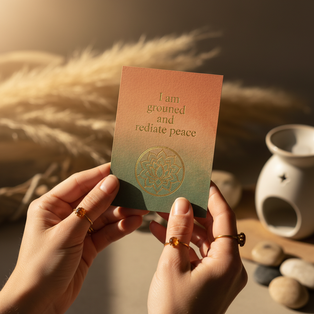 Affirmation Card Close-up