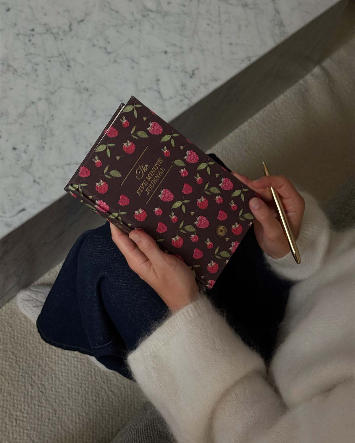 Intelligent Change - The Five Minute Journal Mocha Raspberry | Exclusive Print