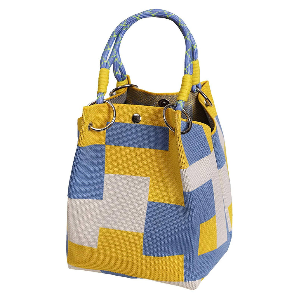NARWEY INC - Knit Tote Women Striped Crochet Bucket Handbag Purse Shoulde