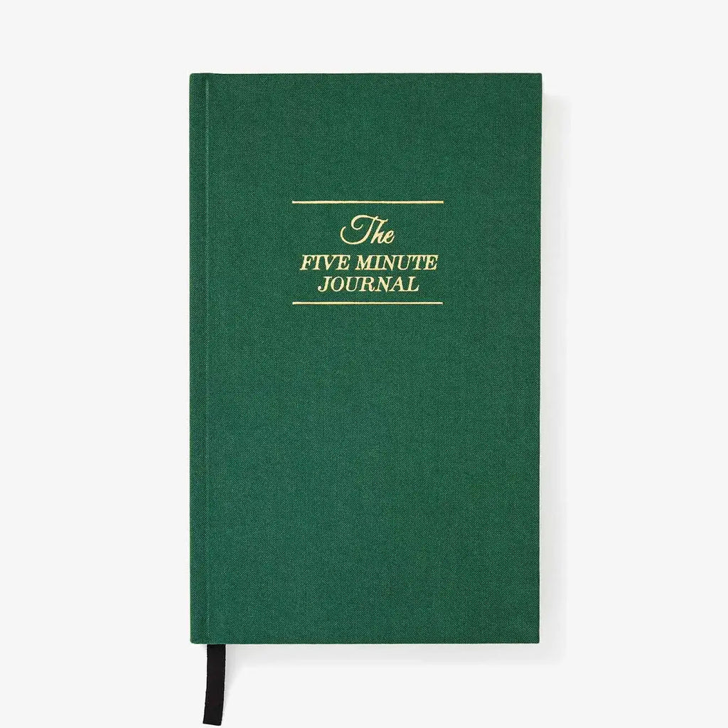 Intelligent Change - The Five Minute Journal Green - Daily Guided Gratitude