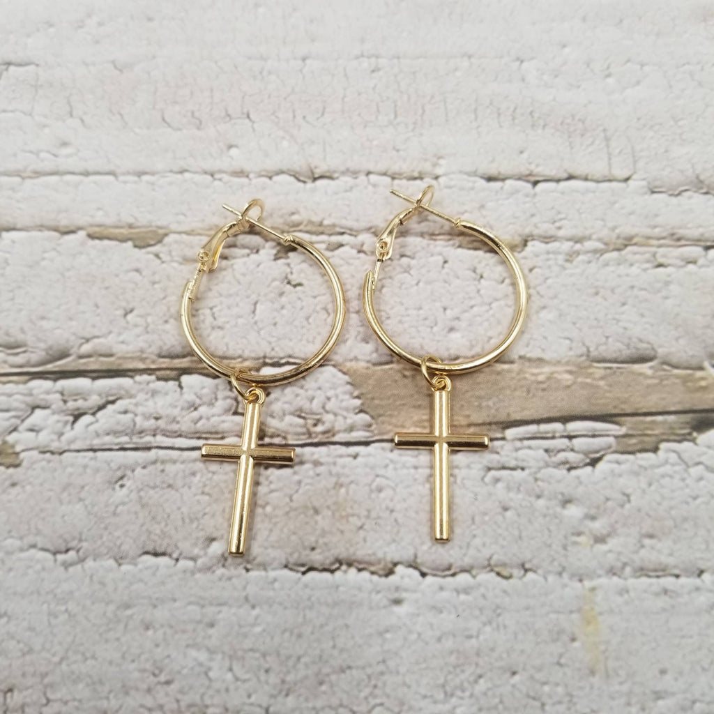 Treasure Wholesale - Cross Earring